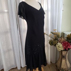 S.L Fashion Woman black dress